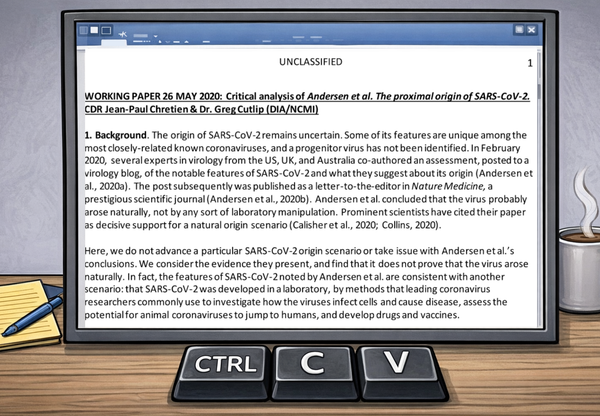The Copy-Paste Investigation into COVID Origins